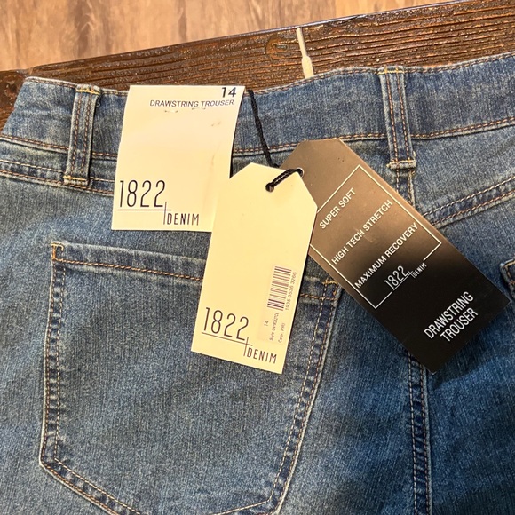 1822 Denim Classic Blue Flare Jeans - Picture 2 of 5